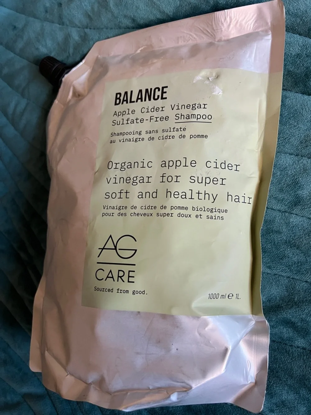AG bundle Apple Cider Vinegar Balance & Boost Shampoo Conditioner Liters New